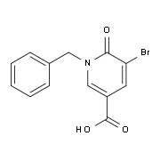 1-Benzyl-5-bromo-6-oxo-1,6-dihydro-3-pyridinecarboxylic acid