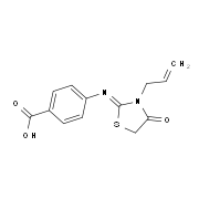 4-(3-Allyl-4-oxo-thiazolidin-2-ylideneamino)-benzoic acid