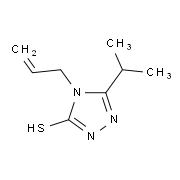 4-Allyl-5-isopropyl-4H-1,2,4-triazole-3-thiol