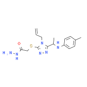 2-[(4-Allyl-5-{1-[(4-methylphenyl)amino]ethyl}-4H-1,2,4-triazol-3-yl)thio]acetohydrazide