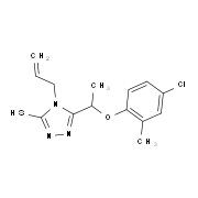 4-Allyl-5-[1-(4-chloro-2-methylphenoxy)ethyl]-4H-1,2,4-triazole-3-thiol