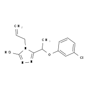 4-Allyl-5-[1-(3-chlorophenoxy)ethyl]-4H-1,2,4-triazole-3-thiol