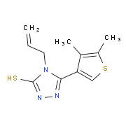 4-Allyl-5-(4,5-dimethylthien-3-yl)-4H-1,2,4-triazole-3-thiol