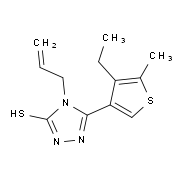 4-Allyl-5-(4-ethyl-5-methylthien-3-yl)-4H-1,2,4-triazole-3-thiol