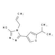 4-Allyl-5-(5-isopropylthien-3-yl)-4H-1,2,4-triazole-3-thiol