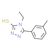4-Ethyl-5-m-tolyl-4H-[1,2,4]triazole-3-thiol