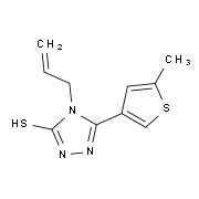 4-Allyl-5-(5-methylthien-3-yl)-4H-1,2,4-triazole-3-thiol