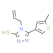 4-Allyl-5-(5-methylthien-3-yl)-4H-1,2,4-triazole-3-thiol