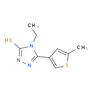 4-Ethyl-5-(5-methylthien-3-yl)-4H-1,2,4-triazole-3-thiol