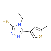 4-Ethyl-5-(5-methylthien-3-yl)-4H-1,2,4-triazole-3-thiol