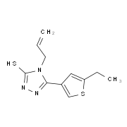 4-Allyl-5-(5-ethylthien-3-yl)-4H-1,2,4-triazole-3-thiol
