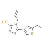 4-Allyl-5-(5-ethylthien-3-yl)-4H-1,2,4-triazole-3-thiol