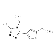 4-Ethyl-5-(5-ethylthien-3-yl)-4H-1,2,4-triazole-3-thiol