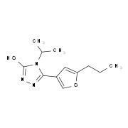 4-Isopropyl-5-(5-propylthien-3-yl)-4H-1,2,4-triazole-3-thiol