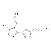 4-Allyl-5-(5-propylthien-3-yl)-4H-1,2,4-triazole-3-thiol