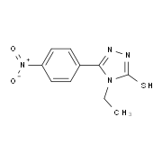 4-Ethyl-5-(4-nitro-phenyl)-4H-[1,2,4]triazole-3-thiol
