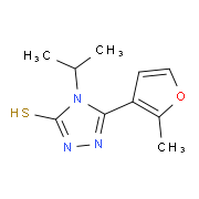 4-Isopropyl-5-(2-methyl-3-furyl)-4H-1,2,4-triazole-3-thiol