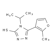 4-Isopropyl-5-(2-methyl-3-furyl)-4H-1,2,4-triazole-3-thiol