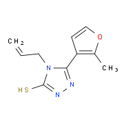 4-Allyl-5-(2-methyl-3-furyl)-4H-1,2,4-triazole-3-thiol
