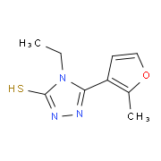 4-Ethyl-5-(2-methyl-3-furyl)-4H-1,2,4-triazole-3-thiol