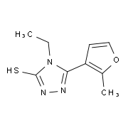 4-Ethyl-5-(2-methyl-3-furyl)-4H-1,2,4-triazole-3-thiol