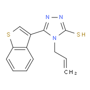 4-Allyl-5-(1-benzothien-3-yl)-4H-1,2,4-triazole-3-thiol