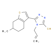 4-Allyl-5-(6-methyl-4,5,6,7-tetrahydro-1-benzothien-3-yl)-4H-1,2,4-triazole-3-thiol