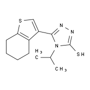 4-Isopropyl-5-(4,5,6,7-tetrahydro-1-benzothien-3-yl)-4H-1,2,4-triazole-3-thiol