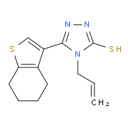 4-Allyl-5-(4,5,6,7-tetrahydro-1-benzothien-3-yl)-4H-1,2,4-triazole-3-thiol