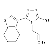 4-Allyl-5-(4,5,6,7-tetrahydro-1-benzothien-3-yl)-4H-1,2,4-triazole-3-thiol