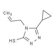 4-Allyl-5-cyclopropyl-4H-1,2,4-triazole-3-thiol