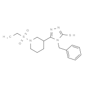 4-Benzyl-5-[1-(ethylsulfonyl)piperidin-3-yl]-4H-1,2,4-triazole-3-thiol