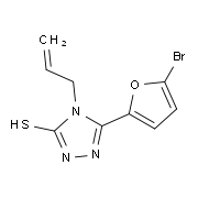 4-Allyl-5-(5-bromo-2-furyl)-4H-1,2,4-triazole-3-thiol