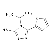 4-Isopropyl-5-thien-2-yl-4H-1,2,4-triazole-3-thiol