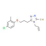 4-Allyl-5-[3-(4-chloro-2-methylphenoxy)propyl]-4H-1,2,4-triazole-3-thiol