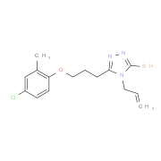 4-Allyl-5-[3-(4-chloro-2-methylphenoxy)propyl]-4H-1,2,4-triazole-3-thiol