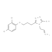 4-Allyl-5-[3-(2,4-dichlorophenoxy)propyl]-4H-1,2,4-triazole-3-thiol