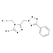 4-Ethyl-5-(5-phenyl-tetrazol-2-ylmethyl)-4H-[1,2,4]triazole-3-thiol