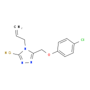 4-Allyl-5-[(4-chlorophenoxy)methyl]-4H-1,2,4-triazole-3-thiol