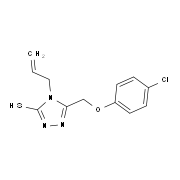 4-Allyl-5-[(4-chlorophenoxy)methyl]-4H-1,2,4-triazole-3-thiol