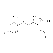 4-Allyl-5-[(4-chloro-2-methylphenoxy)methyl]-4H-1,2,4-triazole-3-thiol