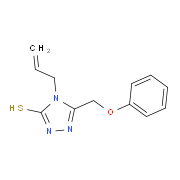 4-Allyl-5-(phenoxymethyl)-4H-1,2,4-triazole-3-thiol