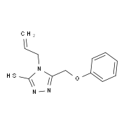 4-Allyl-5-(phenoxymethyl)-4H-1,2,4-triazole-3-thiol