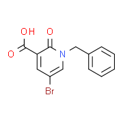 1-Benzyl-5-bromo-2-oxo-1,2-dihydro-3-pyridinecarboxylic acid