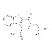 2-Isobutyl-1-oxo-2,9-dihydro-1H-beta-carboline-4-carboxylic acid