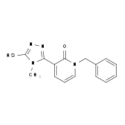 1-Benzyl-3-(4-methyl-5-sulfanyl-4H-1,2,4-triazol-3-yl)-2(1H)-pyridinone