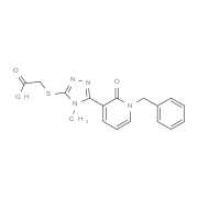 2-{[5-(1-Benzyl-2-oxo-1,2-dihydro-3-pyridinyl)-4-methyl-4H-1,2,4-triazol-3-yl]sulfanyl}acetic acid
