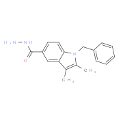 1-Benzyl-2,3-dimethyl-1H-indole-5-carbohydrazide