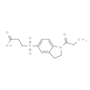3-[(1-Propionyl-2,3-dihydro-1H-indol-5-yl)-sulfonyl]propanoic acid