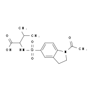2-{[(1-Acetyl-2,3-dihydro-1H-indol-5-yl)sulfonyl]-amino}-3-methylbutanoic acid